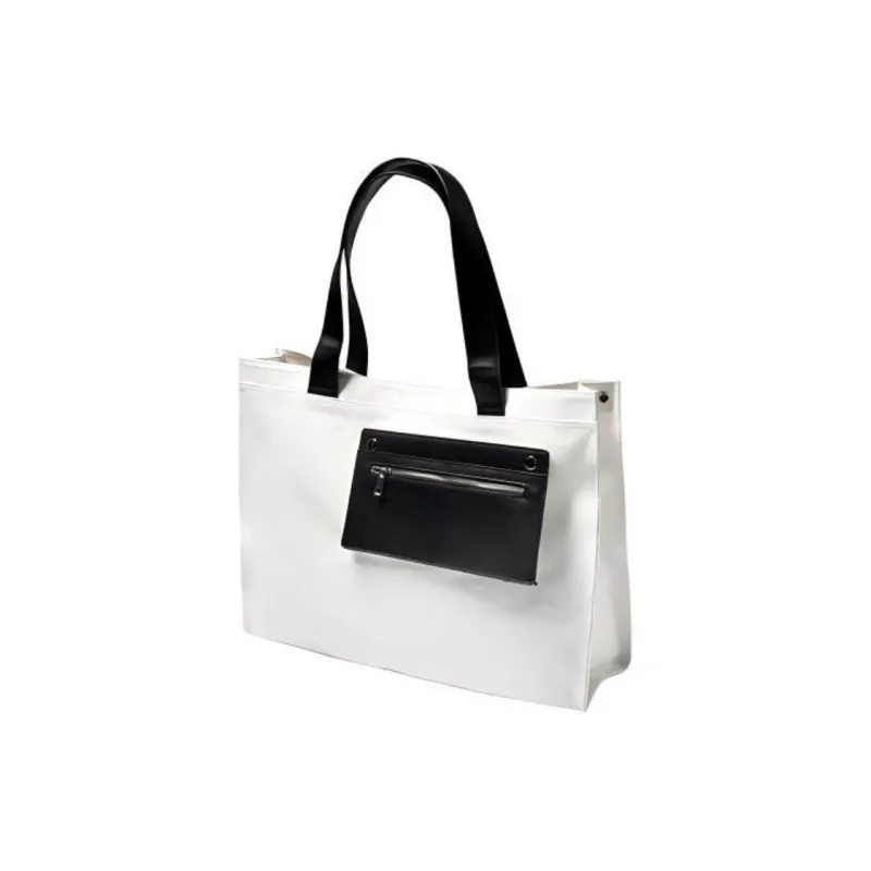 ROARINGWILD Cotton 2-in-1 Canvas Tote Handbag Regular Unisex Ecru-0