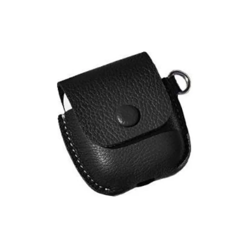 Proper Belongings Cow Leather Earphone Case Unisex Black-1
