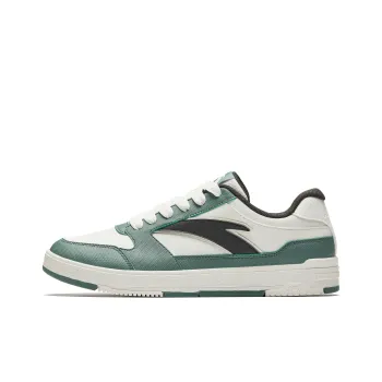 Anta Anti-Slip And Wear-Resistant Lightweight Low-Top Skateboard Shoes Men's White Green