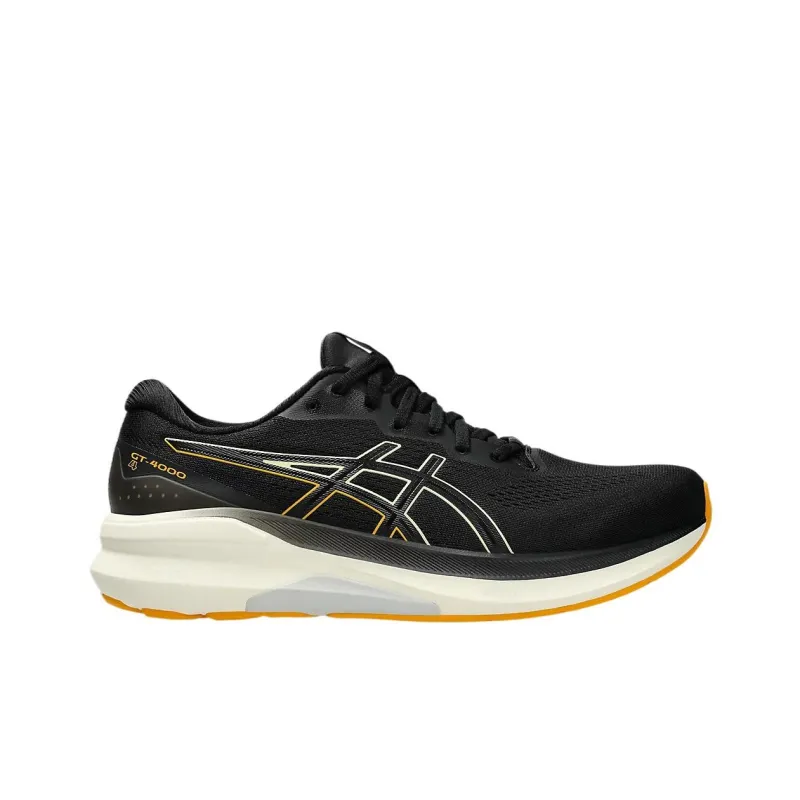Asics GT 4000 4 Wear Resistant Low Top Running Shoes Men's Black-1