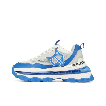 Naked Wolfe Spring Low Top Casual Shoes Men's Blue White