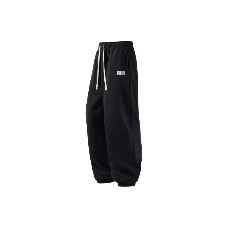 Small Columns Under The Sea Knitted Sports Pants Unisex-0