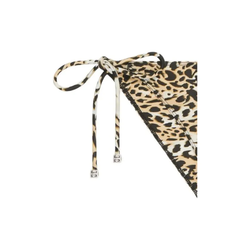 Givenchy 4G detail Leopard print Bikini Bottoms-4