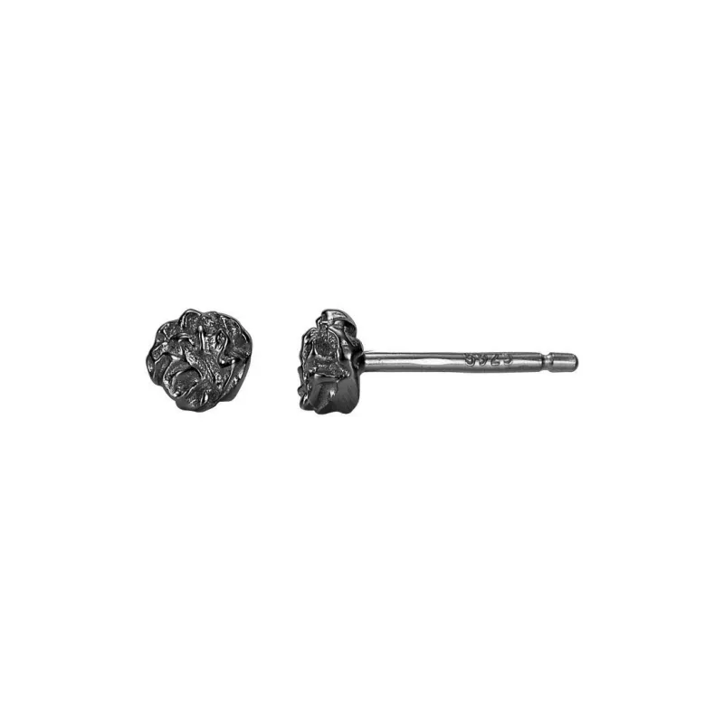 KING OF BLING 925 Sterling Silver Stud Earrings Unisex-8