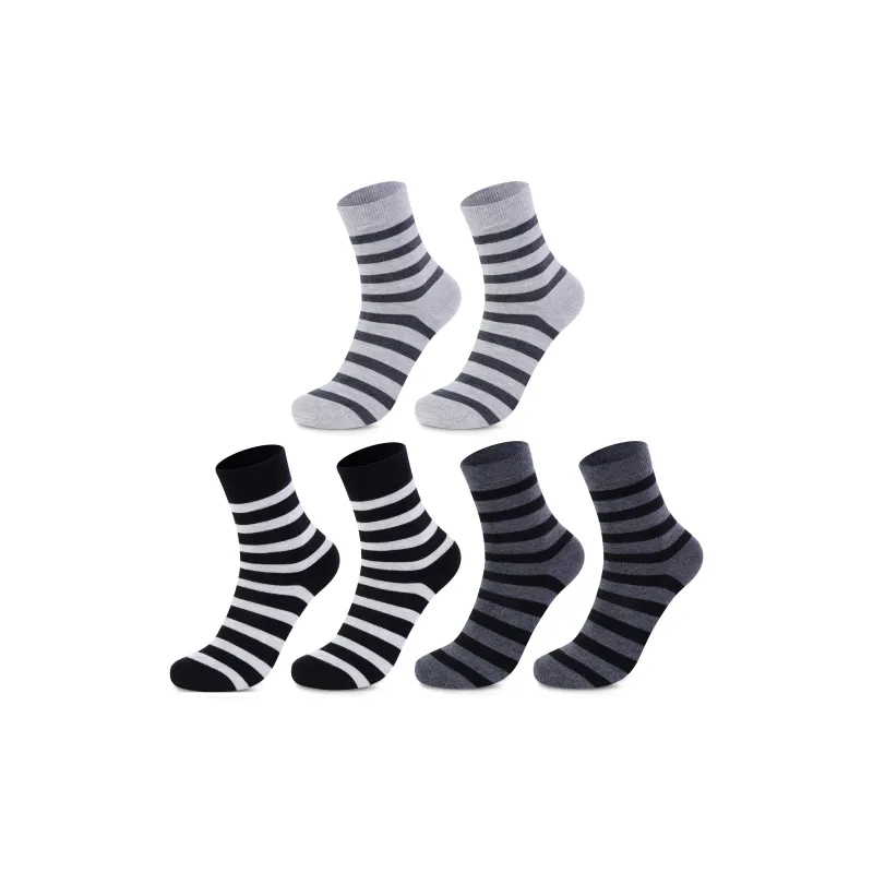 FAIRWHALE Mid Calf Socks Unisex 3 Pack-13