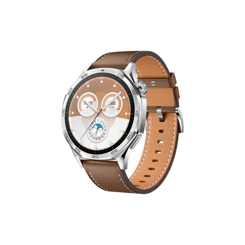 Watchbond Huawei Compatibility Watch Band 18/20/22mm Cowhide Leather Material-1