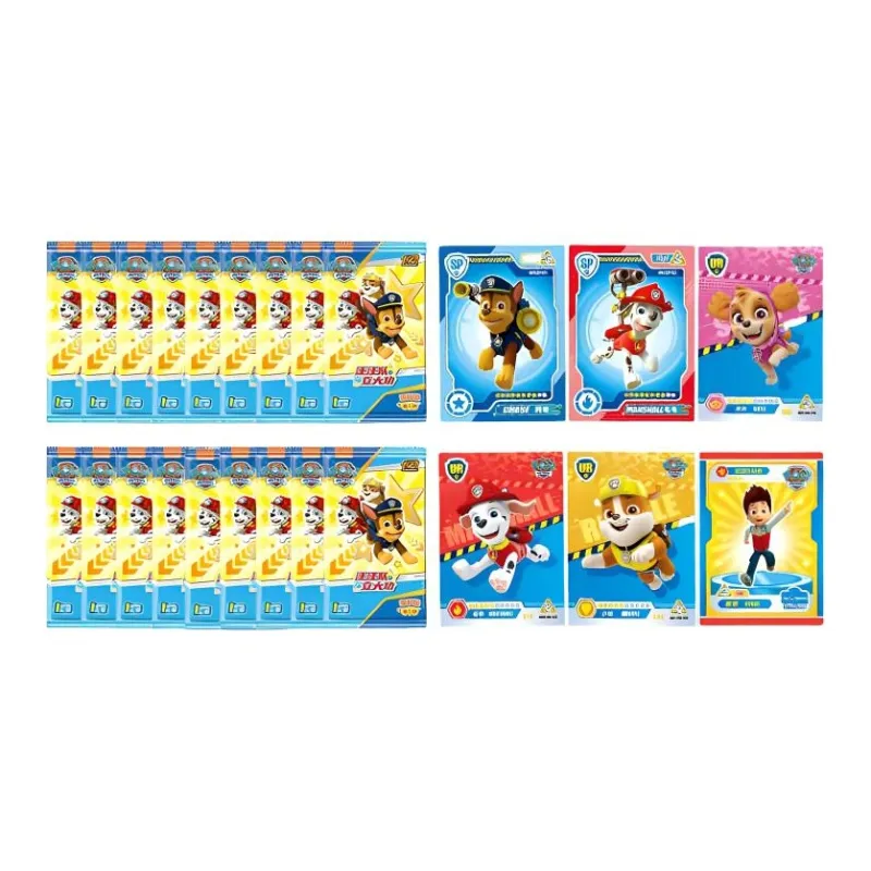 PAW PATROL Team Bag First Edition Figure Print Character Collection IP/Anime Cards 1 Box 36 Pack-0