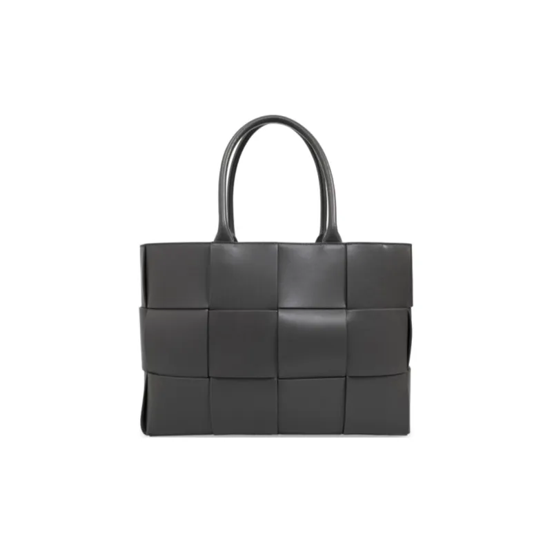 Bottega Veneta ARCO TOTE Series Calfskin Tote Bag Shopping Bag Handbag Men's Gray-0