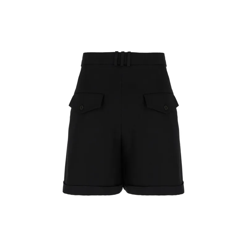 BALMAIN Wool Bermuda Shorts-1