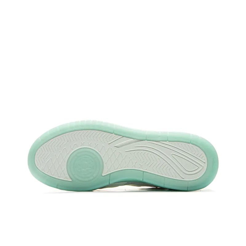 LINING Moon White 3 Skateboard Shoes Women's Low Top Champagne White, Island Blue-6