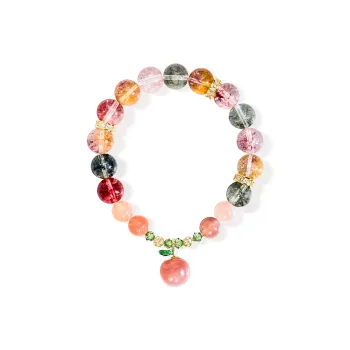 DVNRR Colored Glaze Jade Bracelets Women's