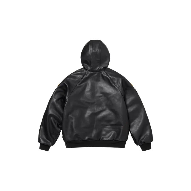 Supreme Vanson Leathers Hooded Work Jacket-4