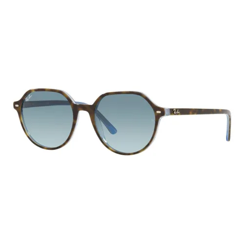 RayBan Plastic Square Sunglasses Unisex Blue