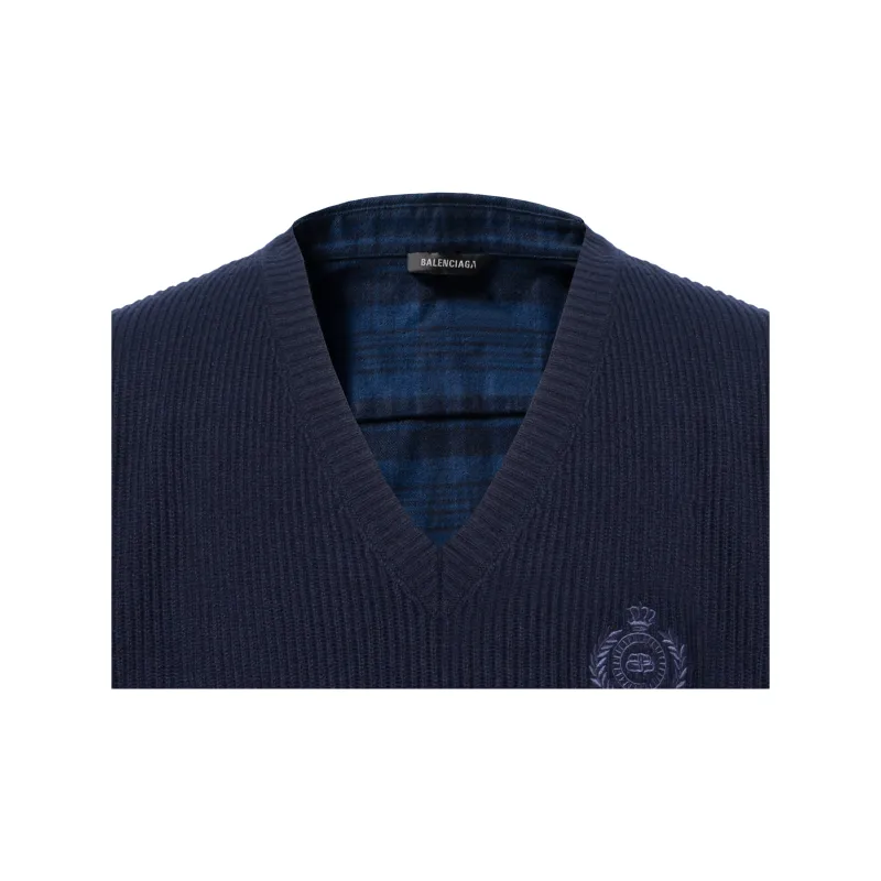 Balenciaga Hybrid V Neck Shirt-8