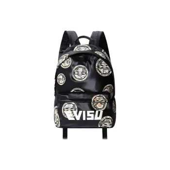 EVISU Fabric Backpack Regular Unisex Black