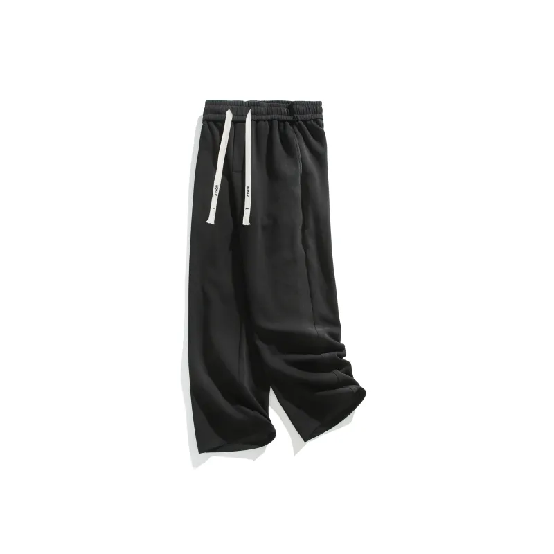 HOKLV Knitted Sports Pants Unisex Black-3