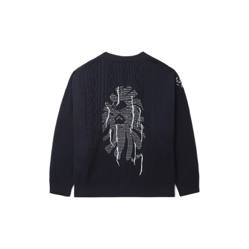 BAPE BLACK Logo Cardigan-3
