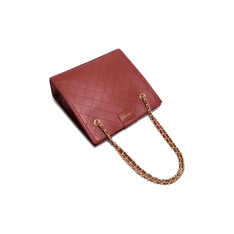 CLEVER& KETCH PU Tote Combo Bag Shoulder Bag Regular Women's Red-6