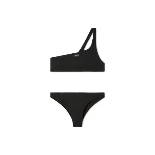OFF WHITE Stamp One Shoulder Bikini