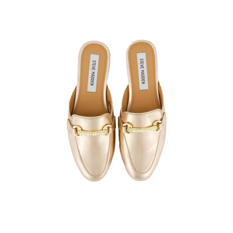 STEVE MADDEN Closed Toe Slippers Women's Pink Gold-3