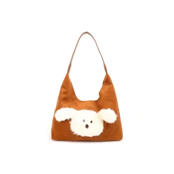 LUVISTRUE PU Casual Shoulder Bag Women's Brown/Pink/Blue Plaid