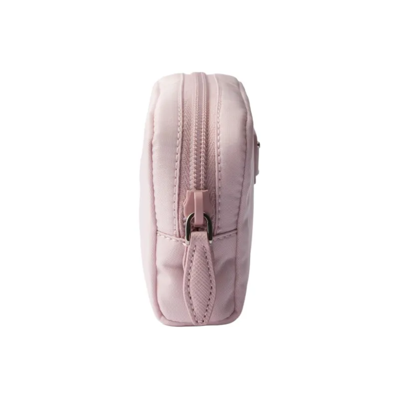 PRADA Recycled Polyamide Clutch Women's Snowflake Gypsum Pink-2