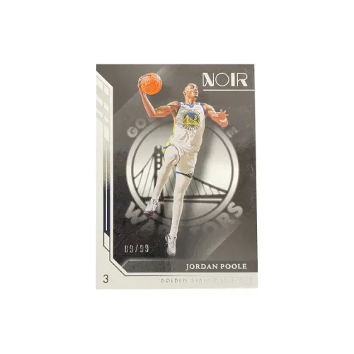 PANINI 2022 23 Noir Warriors Jordan Poole Limited Edition 89/99 Team Logo Special Card Product Access Sports Cards 1 Pc