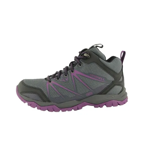 MERRELL Waterproof And Wear resistant Ankle Length Outdoor Boots Cole Women's Gray