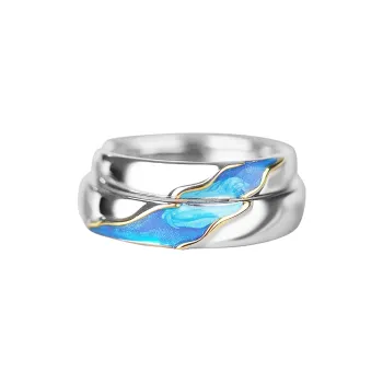 CLARKIA FLOWER 925 Sterling Silver Rings Unisex