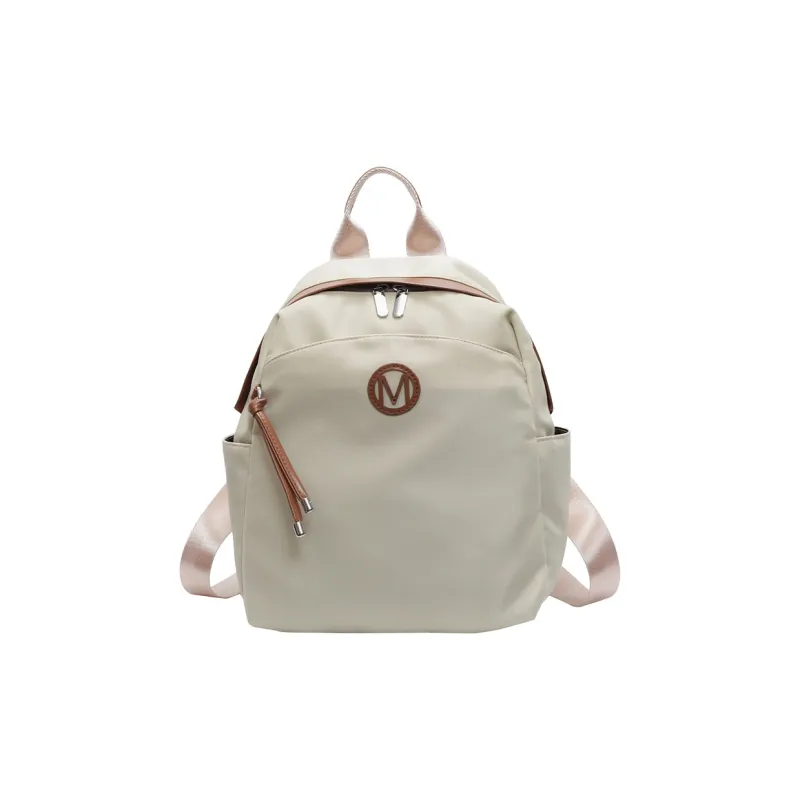 SUN ERATH&U Nylon Backpack Regular Unisex Black/Ecru/Khaki-5