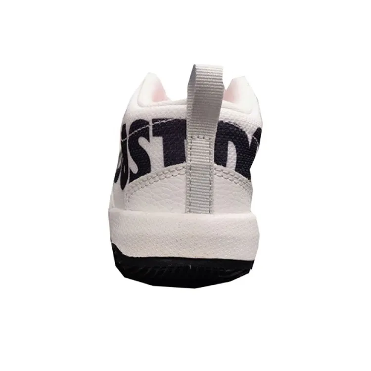 Nike Team Hustle D 8 JDI Slip-Resistant Cushioning Wear-Resistant Mid-Top Toddler Shoes Black White Infant And Toddler-2