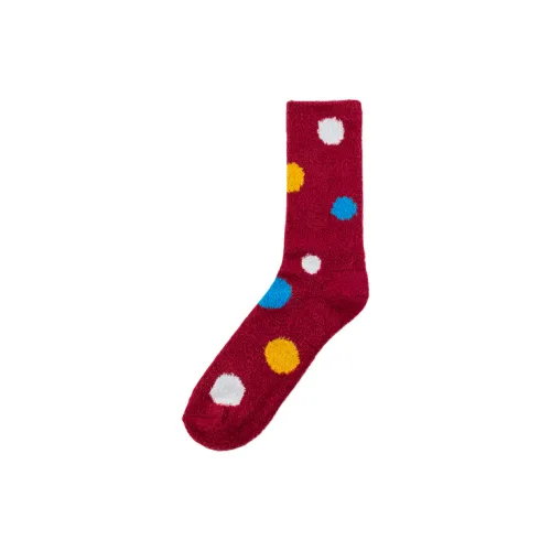 Vans x ZHANGQUANYISHUJIA LIANMINGKUAN Mid Calf Socks Women's 1 Pack Dark Red