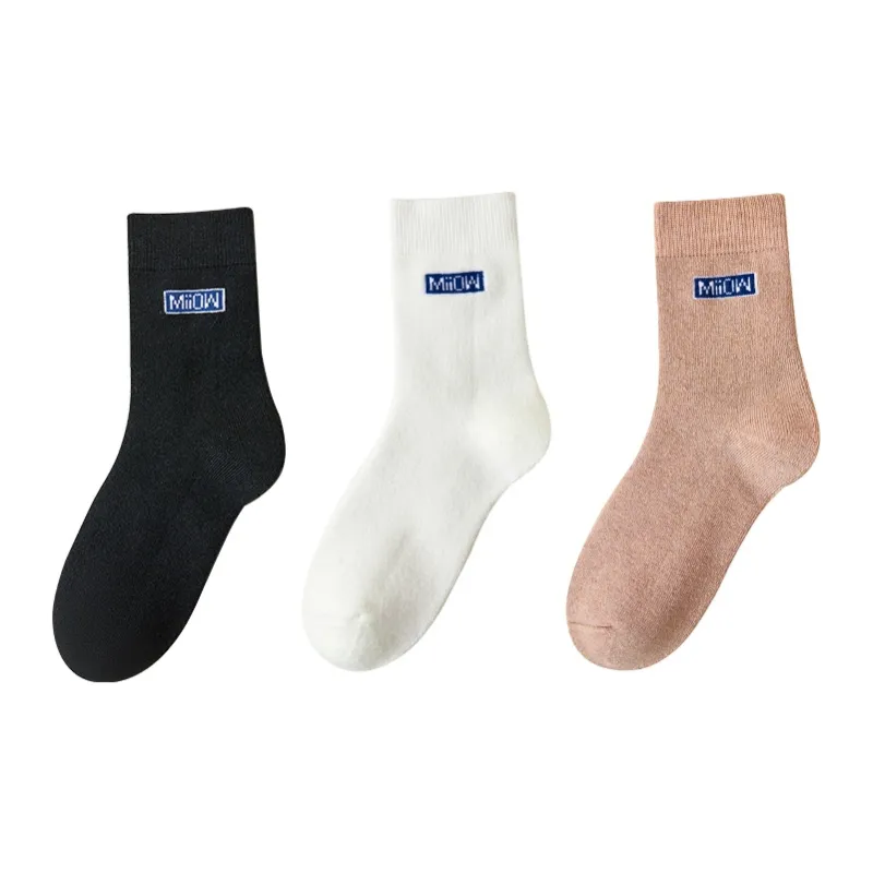 MIIOW Mid Calf Socks Unisex 3 Pack-55