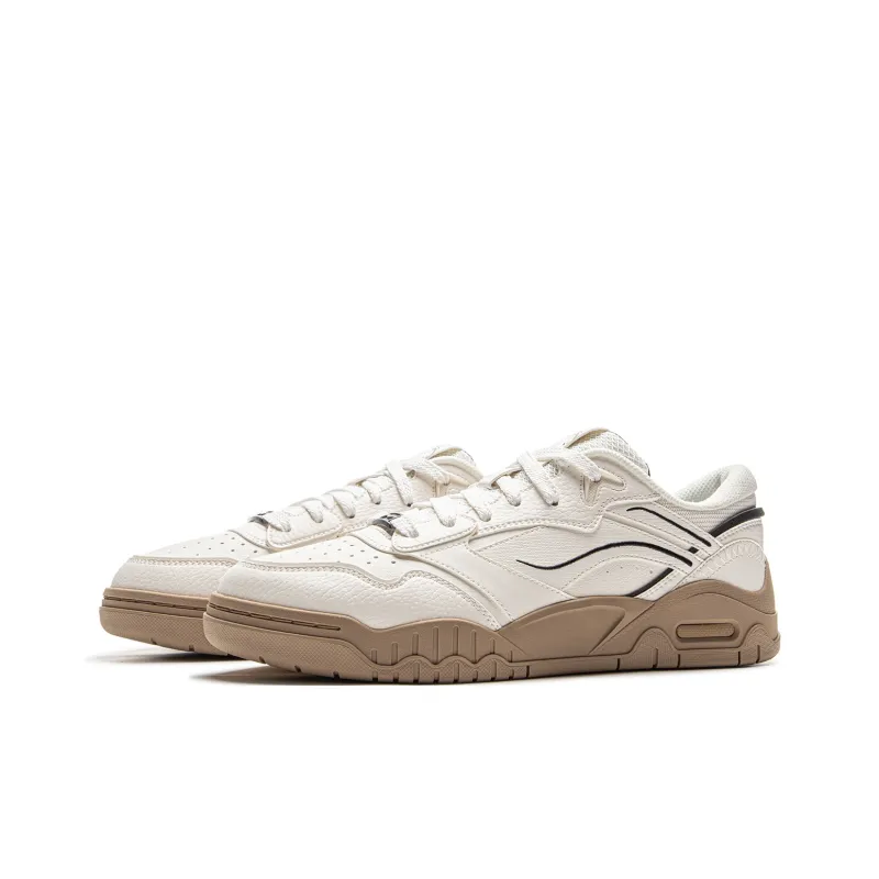 LINING Moon White 3 Skateboard Shoes Men Low Top Mist White-2