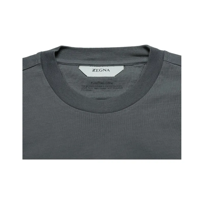 Zzegna T Shirts Men Gray-2