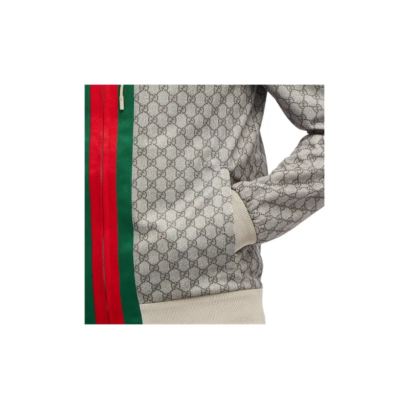 GUCCI Monogrammed Zip Up Jacket-5