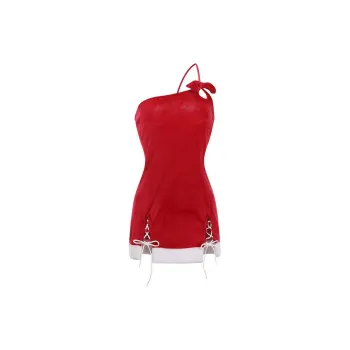 LUNNIFEIYA Nightgown Women's Burgundy