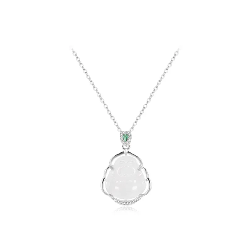 Bermuda Eyes Chalcedony Necklaces Women's-0