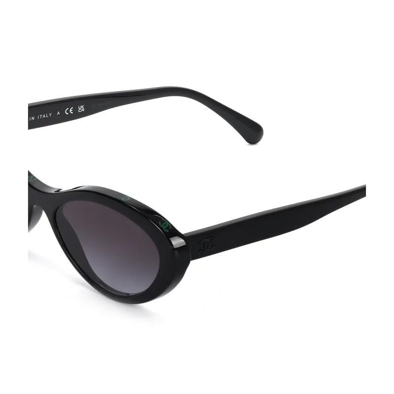 CHANEL 2000s Cc Cat eye Sunglasses-4