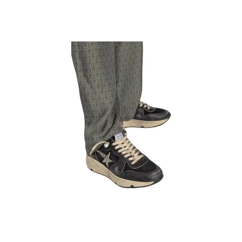 Golden Goose Low Top Running Shoes Women's Black-4
