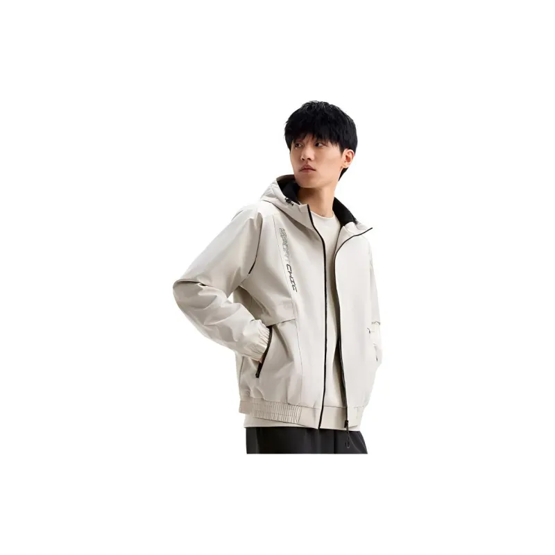 XTEP Jackets & Coats Men's Pumice Gray-2