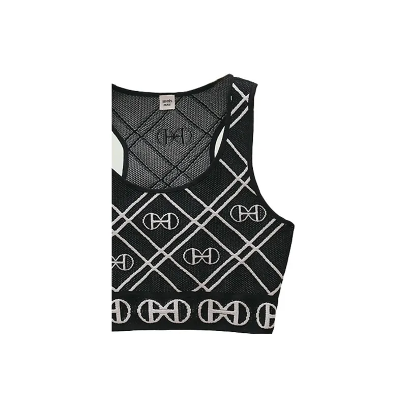 HERMES SS22 Sport Vests Women's Black-5