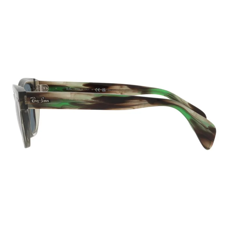 RayBan Plastic Irregular Shape Sunglasses Unisex Green-2