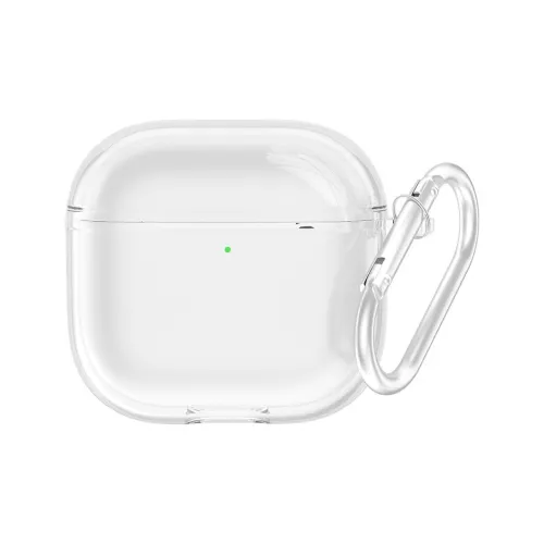 CHRROTA Compatible With Apple AirPods 4 TPU Transparent Soft Shell Impact-Resistant Headphone Cases