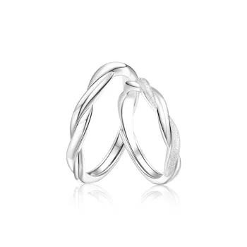 Kelanxi 999 Fine Silver Rings Unisex