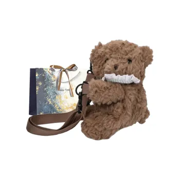 Iman's House Plush Backpack Regular Unisex Brown Bill Bear/White Mie Sheep/Orange Fox/Gray Elephant