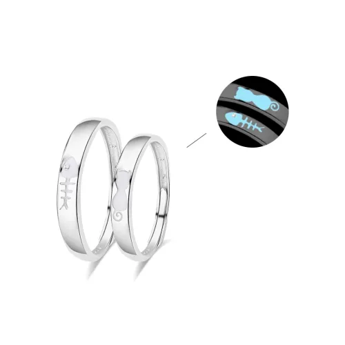 Muyan S999 Fine Silver Rings Unisex