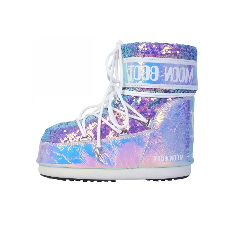 Moon Boot Holo Ankle Boots Women's Bright Purple-0