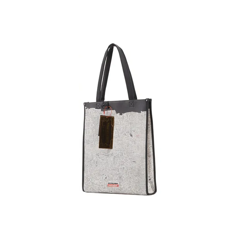 SPRAYGROUND PVC Handbag Regular Unisex Beige-3