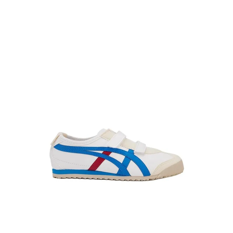 Onitsuka Tiger MEXICO 66 Abrasion Resistant Low Top Kids Lifestyle Shoes White Children Aged 3 7 Years Old-1